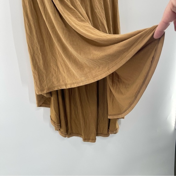 NWT Free People Grunge Strapless Asymmetrical Fairy Goblincore Faux Leather Top - Picture 3 of 12